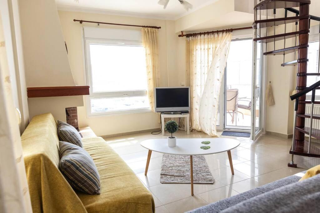 Port View House-Comfy Family Apartment-Panoramic View Неа-Перамос Екстер'єр фото